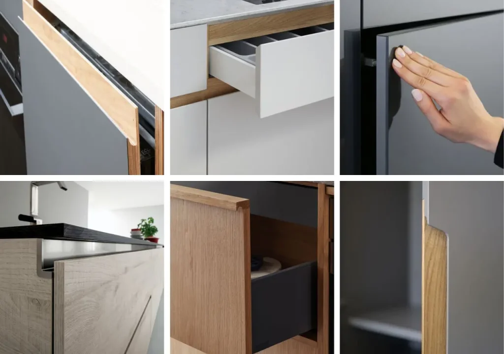 یراق کابینت مگنتی فشاری با سیستم push open